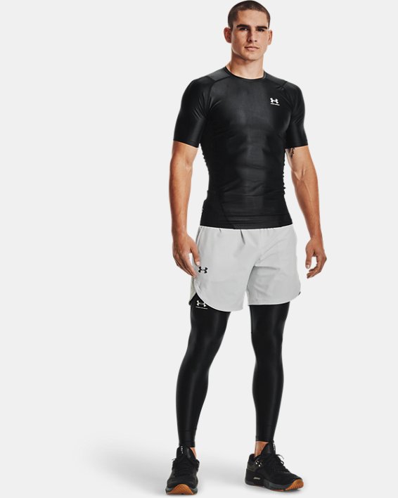 Men's UA Iso-Chill Compression Short Sleeve, Black, pdpMainDesktop image number 2